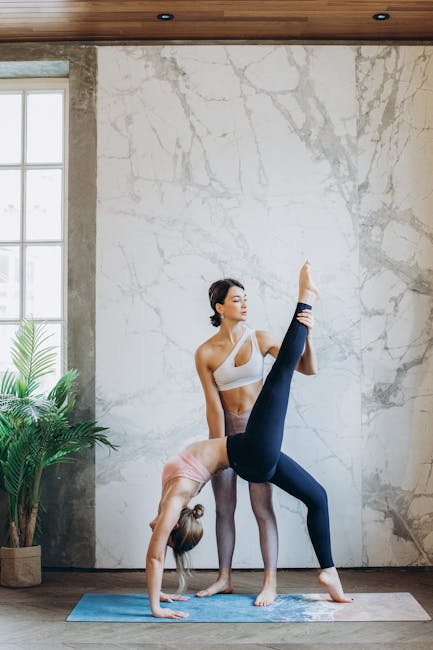 Experienced yoga instructor